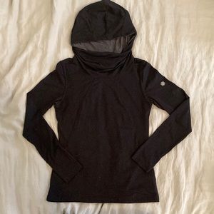 SOLD - ASICS Black Sweater Scuba hoodie - M